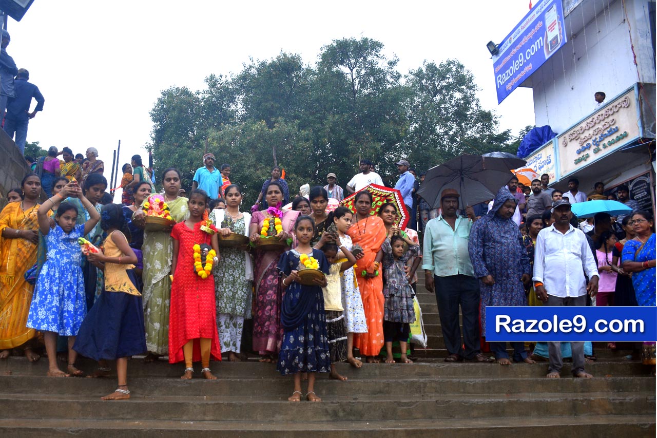 Razole Taluka Ganesh Nimajjanam